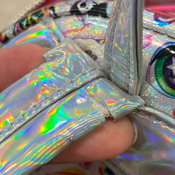 Loungefly x Lisa Frank AOP Irridescent Mini Backpack - Picture 12 of 14